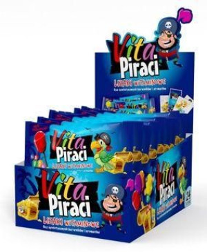 Vita Piraci lizaki witaminowe 1 sztuka - Długi termin ważności!