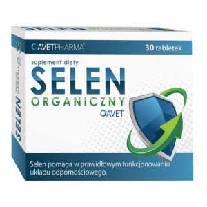 Selen organiczny 30 tabletek - Długi termin ważności!