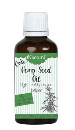 Nacomi, Olej z konopii, 30 ml - Długi termin ważności!
