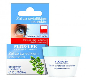 Flos-Lek żel ze świetlikiem do powiek i pod oczy 10g - Długi termin ważnośc