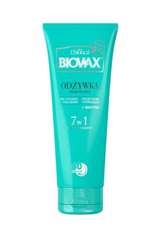 Biovax BB Odżywka 60 sekund włosy słabe 200 ml - Długi termin ważności!
