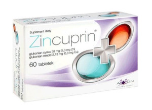 Zincuprin, 60 tabletek - Długi termin ważności!