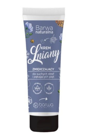 Barwa Lniany krem do suchych pękających pięt 75ml - Długi termin ważności!