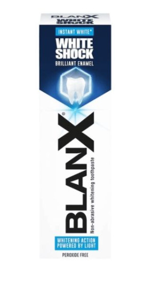 Blanx White Shock Pasta do zębów natychmiastowa biel 75ml - Długi termin wa