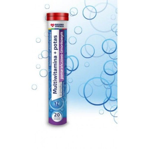 Rodzina Zdrowia Multiwitamina + potas 20 tabletek musujących - Długi termin