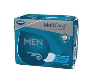Wkładki anatomiczne chłonne MoliCare Premium Men Pad 4 krople 14 sztuk - Dł