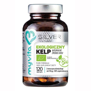 MyVita Silver Kelp BIO 120 kapsułek - Długi termin ważności!