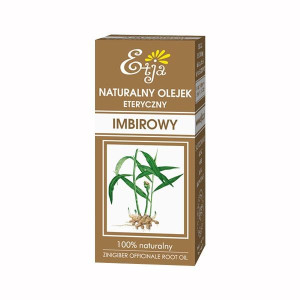Etja Naturalny olejek eteryczny imbirowy 10ml - Długi termin ważności!