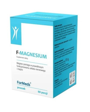 F-Magnesium proszek 60 dawek - Długi termin ważności!
