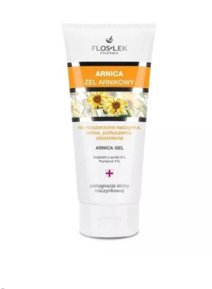 Flos-Lek Arnica Żel arnikowy na rozszerzone naczynka sińce potłuczenia obrz