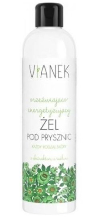 Vianek Orzeźwiająco-energetyzujący żel pod prysznic 300ml - Długi termin wa