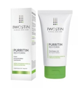 Iwostin Purritin Rehydrin, żel nawilżający do mycia twarzy, 150ml - Długi t