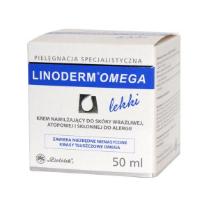 Linoderm Omega lekki Krem 50 ml - Długi termin ważności!