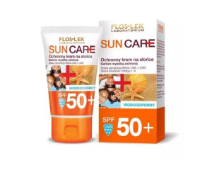 Flos-Lek Sun Care Krem ochronny na słońce SPF 50+ 50 ml - Długi termin ważn