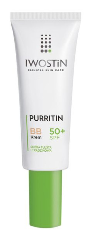 Iwostin Purritin BB krem SPF50+ 30ml - Długi termin ważności!