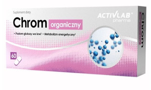 Chrom organiczny, Activlab Pharma, 60 kapsułek - Długi termin ważności!