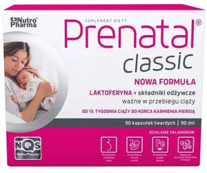 Prenatal Classic 90 tabletek - Długi termin ważności!