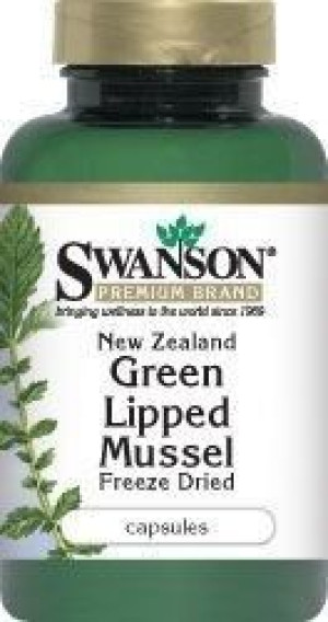 Swanson Nowozelandzka liofilizowana zielona małża 500mg 60 kapsułek - Długi