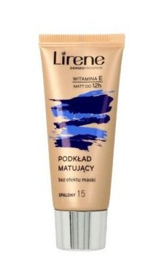 Lirene Fluid Matujący 15 Opalony 30 ml - Długi termin ważności!