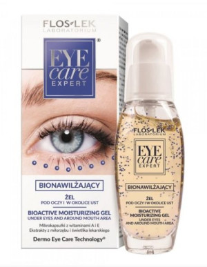 Flos-Lek Żel pod oczy i okolice ust bionawilżający z mikrokapsułkami 30 ml