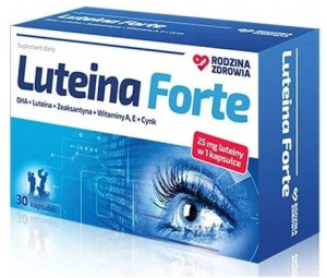 Rodzina Zdrowia Luteina Forte 30 kapsułek - Długi termin ważności!