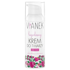 Vianek Łagodzący krem do twarzy na noc 50ml - Długi termin ważności!