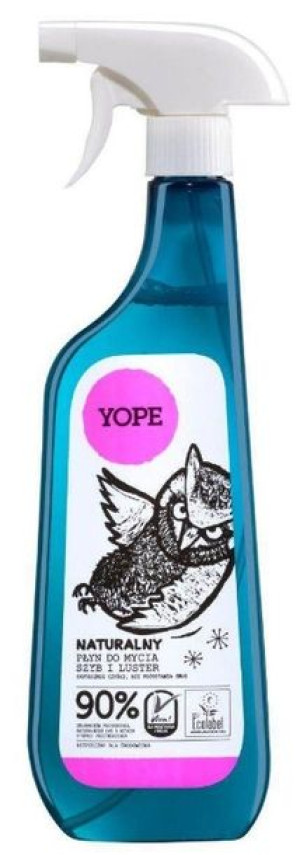 Yope Płyn do mycia szyb i luster 750 ml - Długi termin ważności!