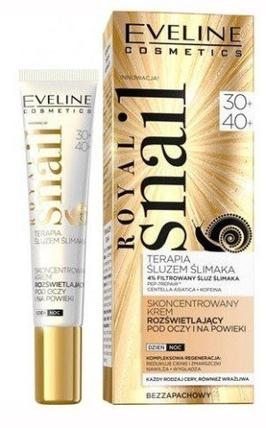 Eveline Royal Snail 30+ krem pod oczy śluz ślimaka 20ml - Długi termin ważn