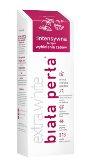 Biała Perła, Plus Intensywna terapia, pasta do zębów, 75 ml - Długi termin