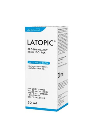Latopic krem do rąk regenerujący do skóry atopowej 50 ml