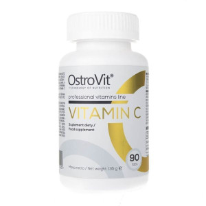 OstroVit Vitamin C 90 tabletek - Długi termin ważności!