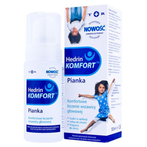 Hedrin Komfort, pianka, 100ml - Długi termin ważności!
