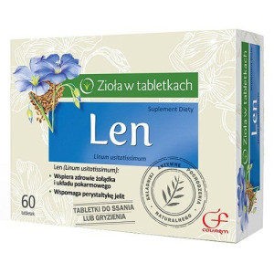 Len 60 tabletek do ssania - Długi termin ważności!