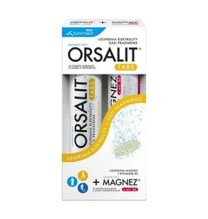 Orsalit tabs 24 tabletek musujących + Magnez z witaminą B6 10 tabletek musu