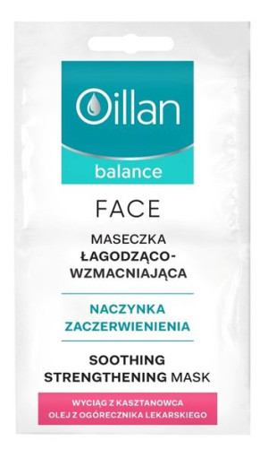 Oillan Balance Face Maseczka łagodząco-wzmacniająca 10ml - Długi termin waż