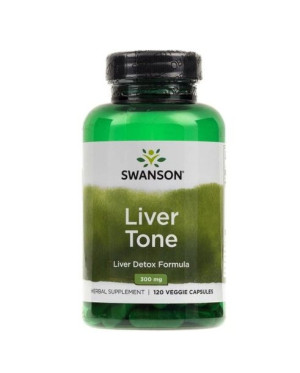 Swanson Liver tone -liver detox formula 120 kapsułek - Długi termin ważnośc