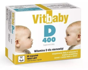 Vitbaby D 400 30 kapsułek twist-off