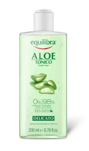 Equilibra, Aloesowy Tonik, 200 ml - Długi termin ważności!