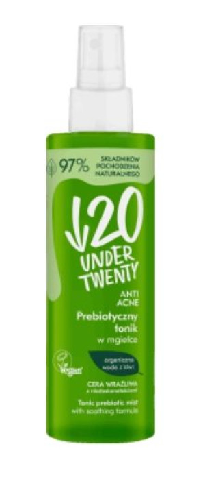 Under Twenty, Tonik-Mgiełka, 200 ml - Długi termin ważności!