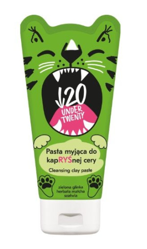 Under Twenty, Pasta myjąca, Green, 150 ml