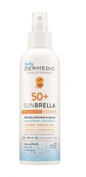 Dermedic Sunbrella mleczko ochronne w sprayu SPF50+ 150ml - Długi termin wa