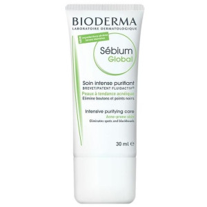 Bioderma Sebium Global, krem przeciwtrądzikowy o globalnym działaniu, 30ml