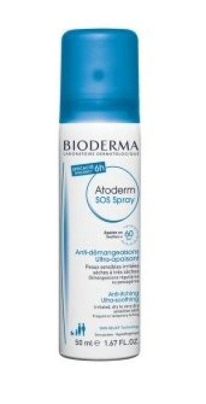 Bioderma Atoderm SOS Spray, 50 ml - Długi termin ważności!