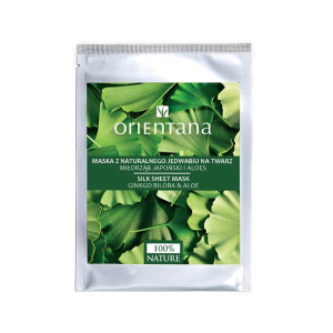 Orientana Maska na twarz z naturalnego jedwabiu 22ml - Długi termin ważnośc