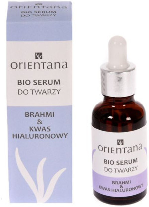 Orientana Bio Serum do twarzy Brahmi & Kwas hialuronowy 30ml