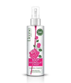 Lirene Hydrolat z róży 100ml - Długi termin ważności!