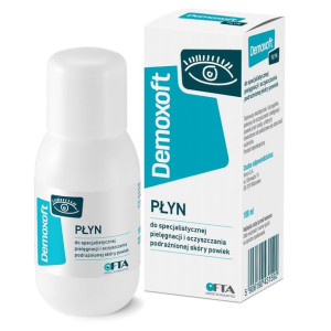 Demoxoft płyn do pielęgnacji i oczyszczania podrażnionej skóry powiek 100ml
