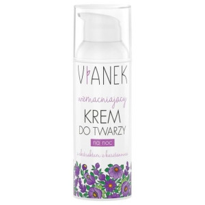 Vianek Wzmacniający krem do twarzy na noc 50ml - Długi termin ważności!