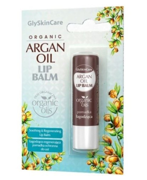 GlySkinCare Argan Oil Lip Balm łagodząco-regenerująca pomadka ochronna do u