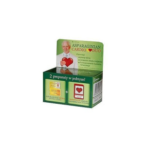 Asparaginian Cardio Duo 50 tabletek - Długi termin ważności!